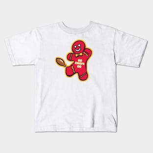 Kansas City Chiefs Gingerbread Man Kids T-Shirt